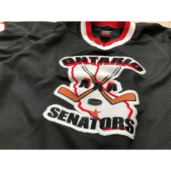 CCM Ontario Senators Embroidered AAA Goalie Hockey Jersey Men Sewn Canada XXXL❄️ - Picture 7 of 11